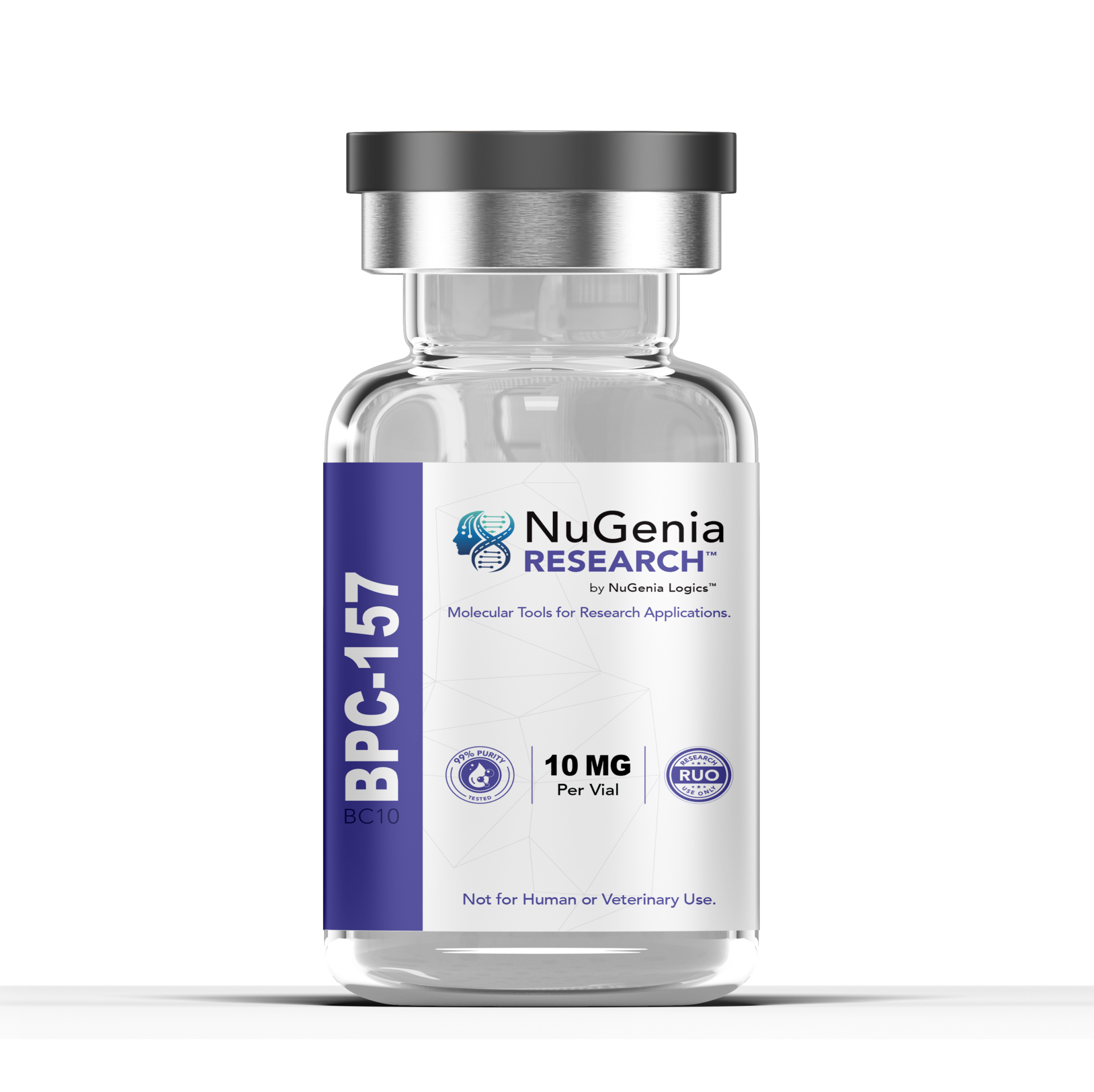 Research peptide vial