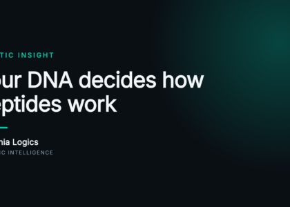 Your DNA decides how peptides work - NuGenia Logics