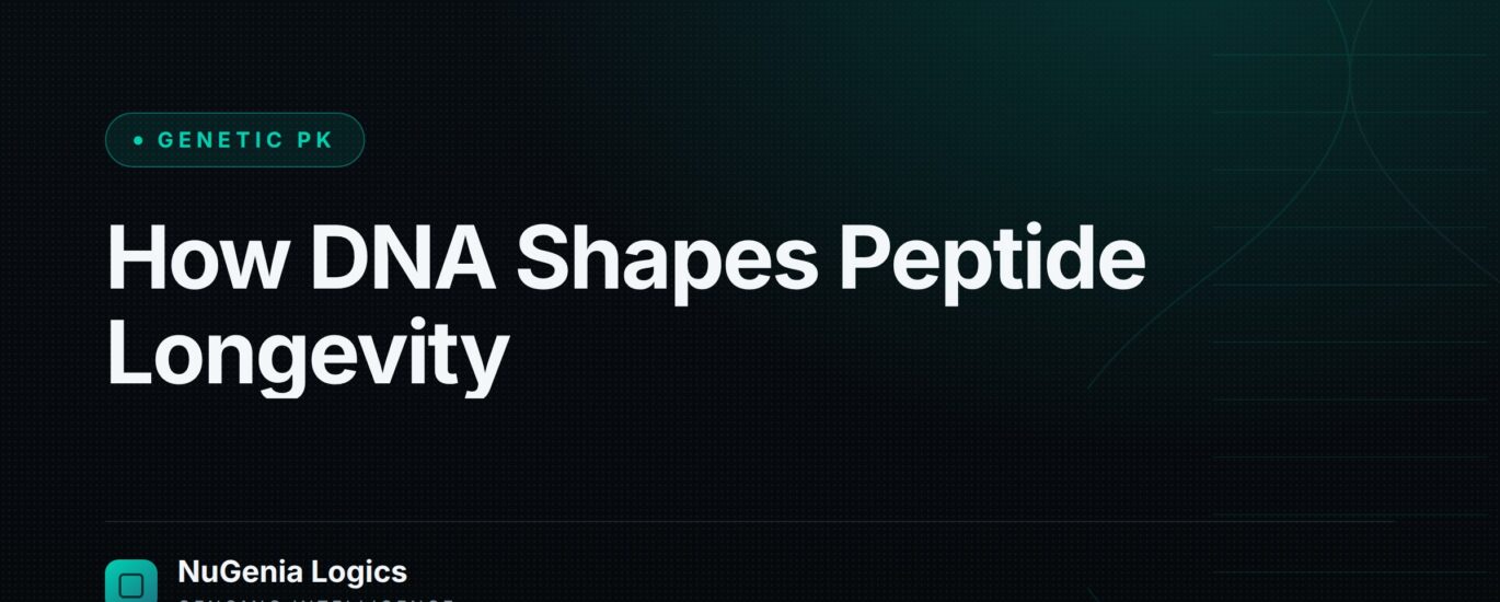 How DNA Shapes Peptide Longevity - NuGenia Logics