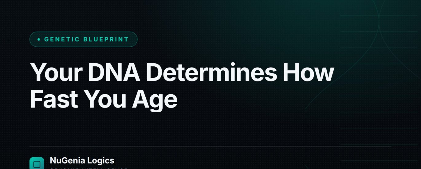 Your DNA Determines How Fast You Age - NuGenia Logics