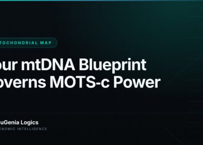 Your mtDNA Blueprint Governs MOTS‑c Power - NuGenia Logics