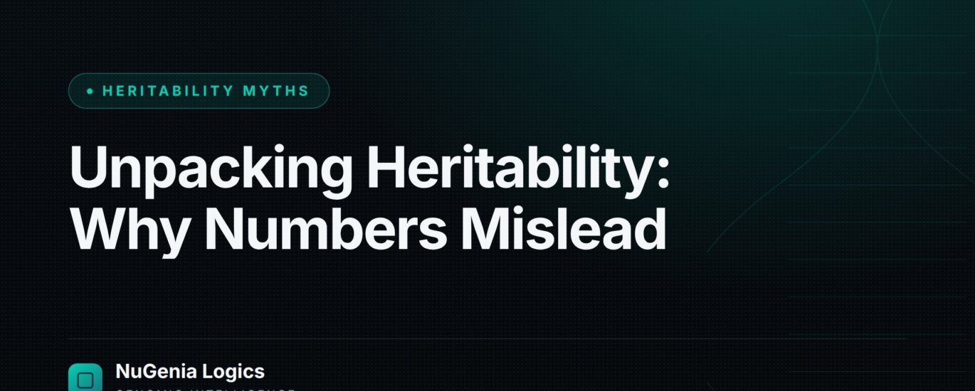 Unpacking Heritability: Why Numbers Mislead - NuGenia Logics