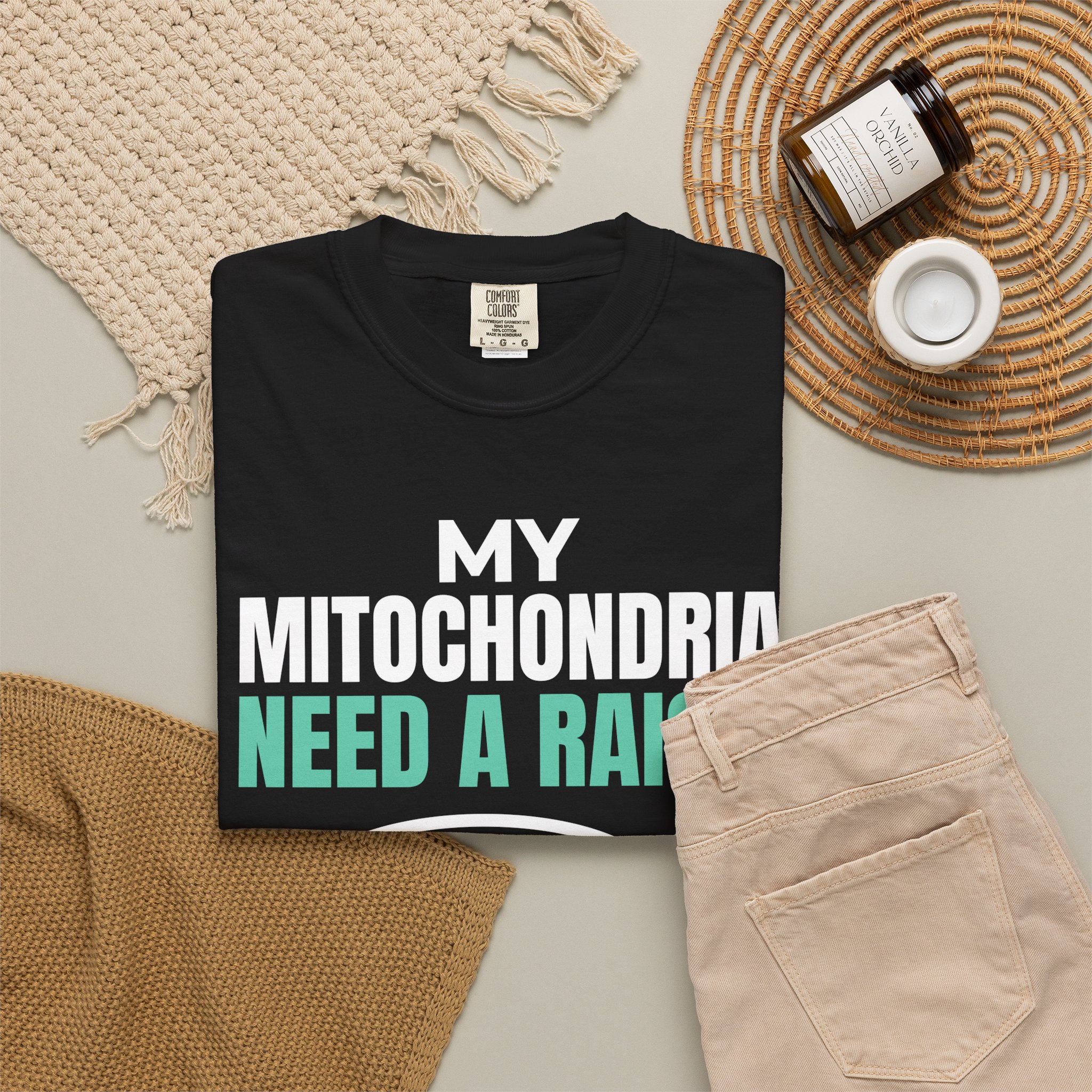 Mitochondria Need a Raise T-Shirt — Funny Science Biology Tee - Image 4