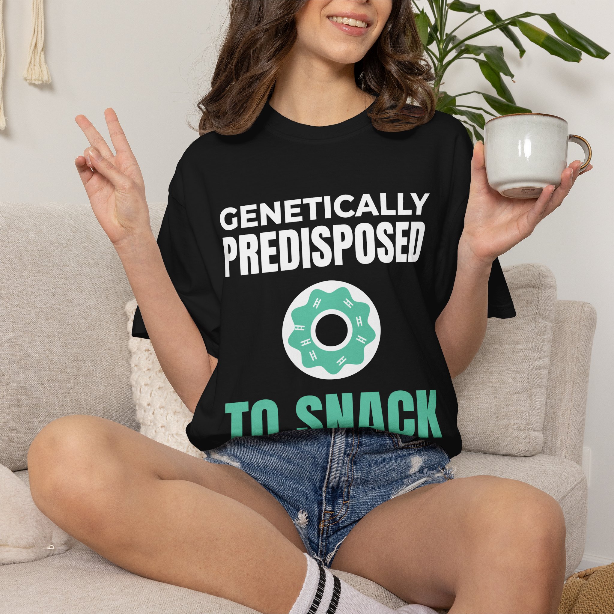 Genetically Predisposed to Snack T-Shirt - Image 5